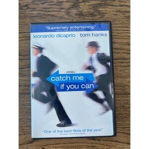 Catch Me If You Can DVD 2003 Crime Drama Leonardo DiCaprio Tom Hanks Pre-Owned